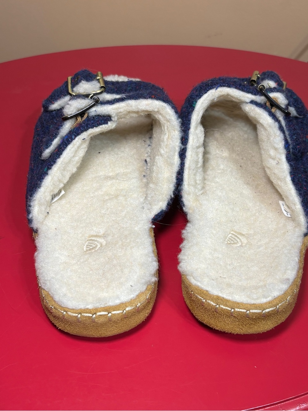 Acorn Tan Rubber Sole with Suede Trim - Picture 5 of 7